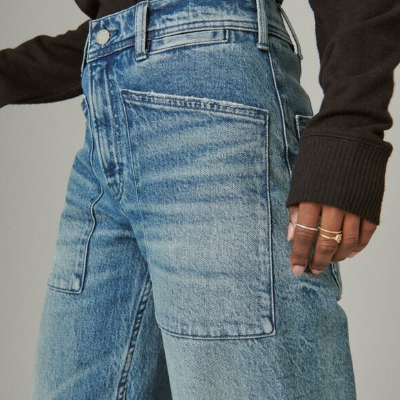 Lucky Brand Women's Lucky Legend High Rise Wide Leg Jean 12/31 - Picture 6 of 8